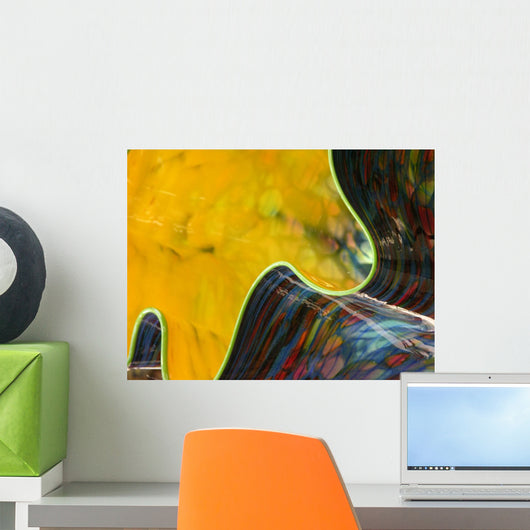 Stained Glass Detail Chihuly Wall Decal