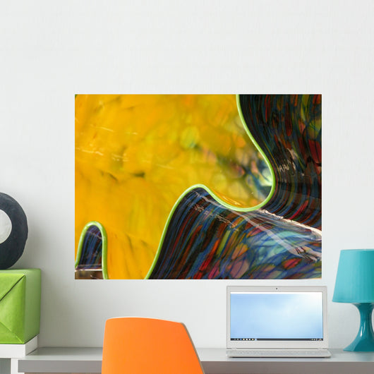 Stained Glass Detail Chihuly Wall Decal