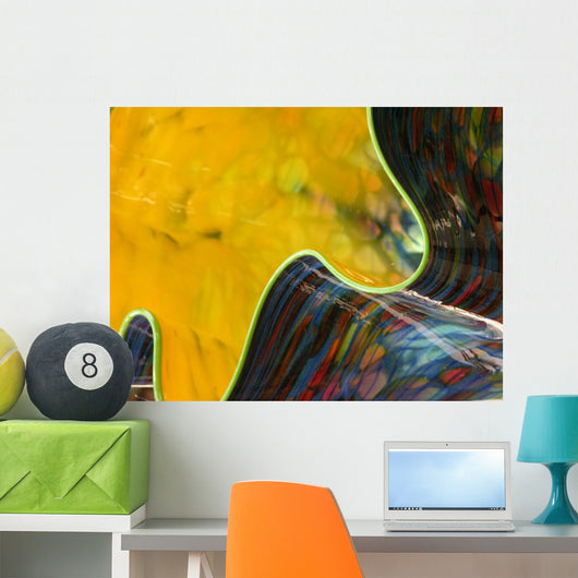 Stained Glass Detail Chihuly Wall Decal