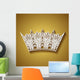 Vector Decorative Ornate Crown Wall Decal