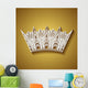 Vector Decorative Ornate Crown Wall Decal