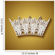 Vector Decorative Ornate Crown Wall Decal