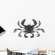 Vector Sea Crab Patterned Wall Decal