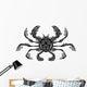 Vector Sea Crab Patterned Wall Decal