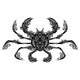 Vector Sea Crab Patterned Wall Decal
