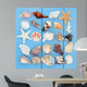 Seashell Collage Wall Mural