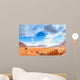 Scenic Jordanian Desert Wadi Wall Decal