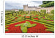 Garden with Chateau Villandry Wall Mural