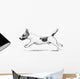 Running Dog Wall Decal
