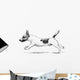 running dog Wall Decal