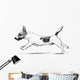 running dog Wall Decal
