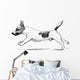 running dog Wall Decal