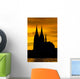 Silhouette des KÃ¶lner Doms Wall Mural