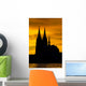 Silhouette des KÃ¶lner Doms Wall Mural