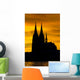 Silhouette des KÃ¶lner Doms Wall Mural