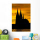 Silhouette des KÃ¶lner Doms Wall Mural