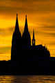 Silhouette Des K&ouml;lner Doms Wall Decal