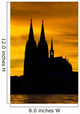 Silhouette des KÃ¶lner Doms Wall Mural