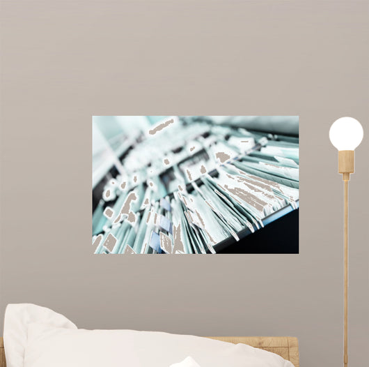 Piles Files Wall Decal