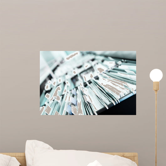 Piles Files Wall Decal