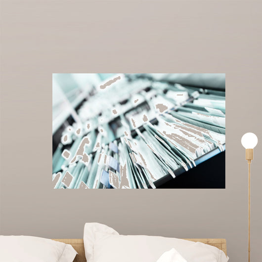 Piles Files Wall Decal