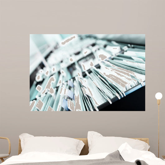 Piles Files Wall Decal
