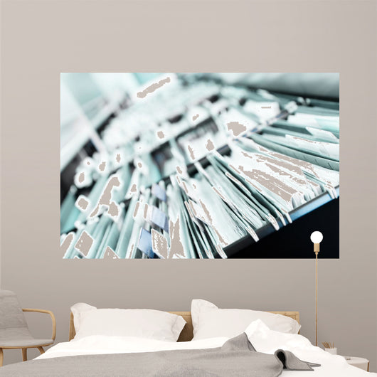 Piles Files Wall Decal