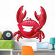Cute Cartoon Crab Wall Decal