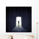 Abstract glowing door Wall Mural