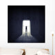 Abstract glowing door Wall Mural