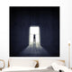 Abstract glowing door Wall Mural