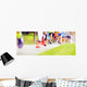 Unidentified marathon racers running Wall Mural