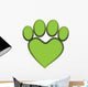 Pet Paw Icon Wall Decal