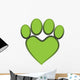 Pet Paw Icon Wall Decal
