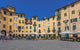 Oval City Square Lucca Wall Decal