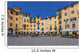 Oval City Square Lucca Wall Decal