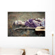 hippie girl guitar Wall Mural