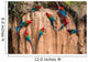 macaws Amazon jungle Wall Mural