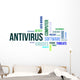 Word Cloud Antivirus Wall Decal
