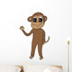 Happy Waving Monkey Wall Decal