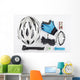 Hobby Equipment Biking Wall Mural