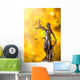 Themis in spotlight - concept of justice. Wall Mural