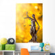 Themis in spotlight - concept of justice. Wall Mural