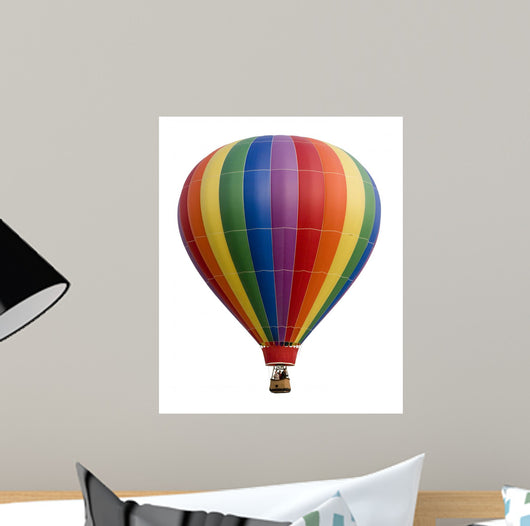 Hot Air Balloon against Wall Decal