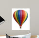 Hot Air Balloon against Wall Decal