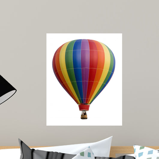 Hot Air Balloon against Wall Decal