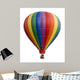 Hot Air Balloon against Wall Decal