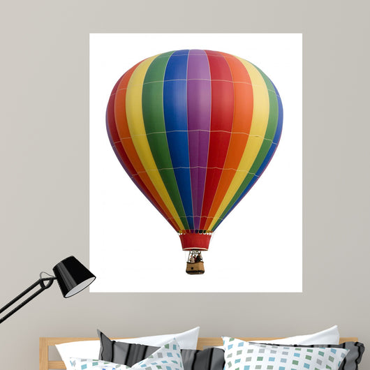 Hot Air Balloon against Wall Decal