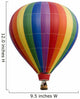 Hot Air Balloon against Wall Decal