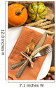 Autumn Table Setting Wall Decal